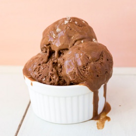 Chocolate Smoked Salt Ice Cream