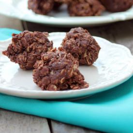 No Bake Double Chocolate Cookies