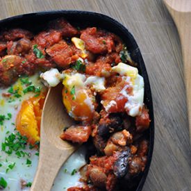 Eggs Baked in Tomato Sauce