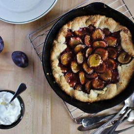 Italian Prune Plum Galette