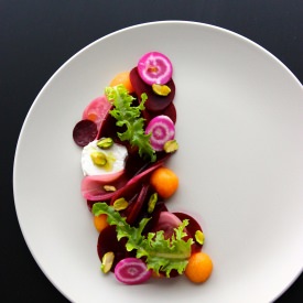 Roasted Beets & Pickled Melon Salad