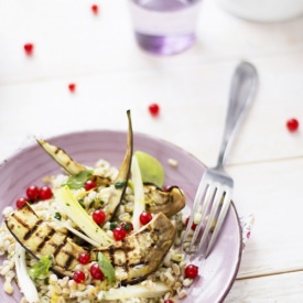 Eggplant & Grain Salad