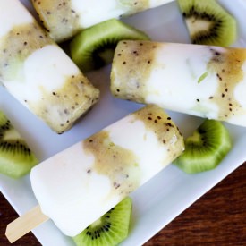 Kiwi & Yoghurt Popsicles