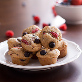 Triple Berry Muffins