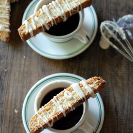Maple Glazed Biscotti