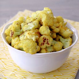 Curried Cauliflower Popcorn