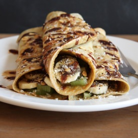 Fruit Stuffed Crepes