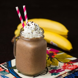 Chocolate PB Banana Shake