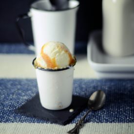 Bourbon Peach Ice Cream