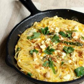 Leftover Pasta Cheese Frittata