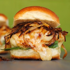 French Onion Chicken Sandwiches