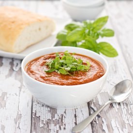 Fresh Tomato Soup With Basil