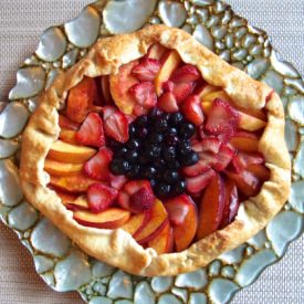Rustic Fruit Tart (Galette)
