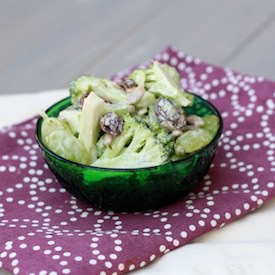 Lighter Broccoli Salad
