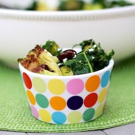 Kale, Broccoli, Feta Saute