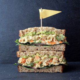 Mashed Chickpea Salad Sandwich