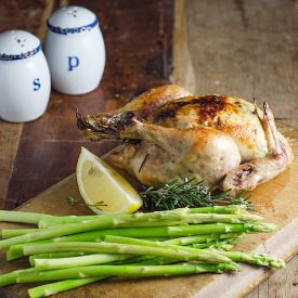 Feta and Herb Stuffed Spatchcock