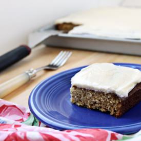 Banana Cake & Cream Cheese Frosting