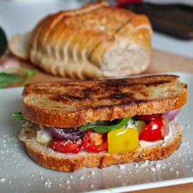 Grilled Mediterranean Sandwich