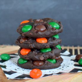 Chocolate Pumpkin Spice Cookies