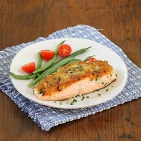 Potato Crusted Salmon