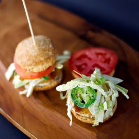*Buttermilk Biscuits with Slaw.