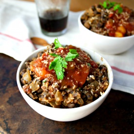 Mango Black Beans + Coconut Rice