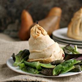 Pastry Wrapped Baked Pear