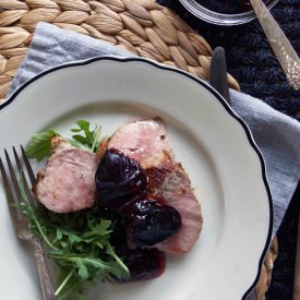 Pork Tenderloin with Plum Jam