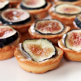 Salted Caramel & Fig Mini Tarts