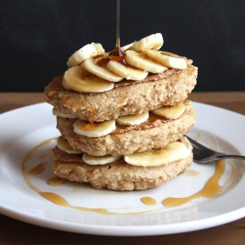 Almond Butter & Banana Pancakes