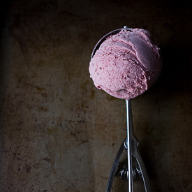 Drunken Cherry Ice Cream