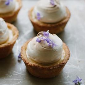 Lemon Maple Meringue Pies