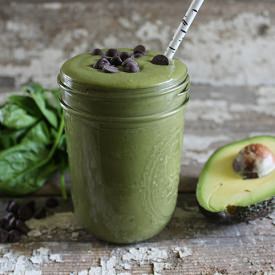 Mint Chocolate Chip Green Smoothie