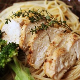Lemon Thyme Roasted Chicken Pasta