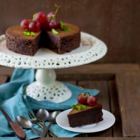 Chocolate Almond Dessert Cake