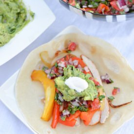 Grilled Chicken Fajitas