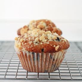 Honey Blueberry Muffins