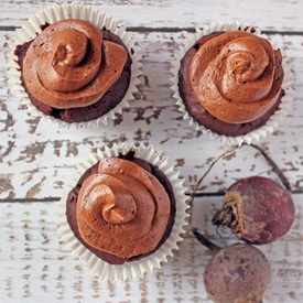 Beetroot Chocolate Cupcakes