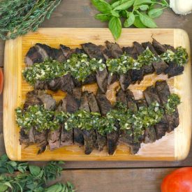 Grilled Chimichurri Skirt Steak