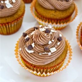Pumpkin Cupcakes w/Coconut Filling