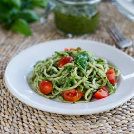 Zucchini Pasta Pesto