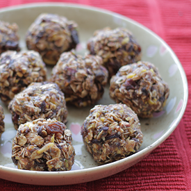 Carrot Almond Butter Bites