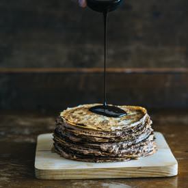 Nutella Crepe Cake