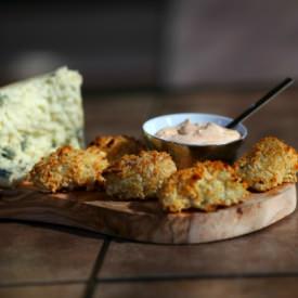 Cauliflower Potato Blue Cheese Tots