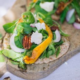 Salad on Pita Bread