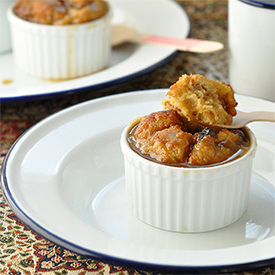 Bread Pudding and Caramel Sauce