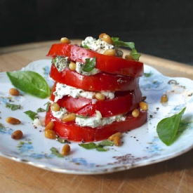 Basil Tomato Stack