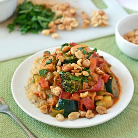 Thai Peanut Chicken Stir Fry