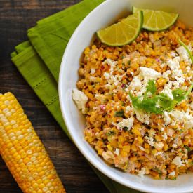 Roasted Mexican Street Corn Salad